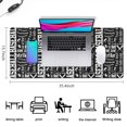 thumbnail image 5 of Long Mouse Pads for Desk,Baseball Terms Pattern Desk Mats on Top Of Desks, Desk Mouse Pad Extra Large with 3mm Non-Slip Base and Stitched Edge for Gaming,Office,Work,Home 35.4"x15.7", 5 of 6