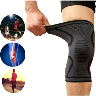 Patella Knee Sleeve with Patella Gel Pad & Knee Brace with Side Stabilizers  - Knee Support & Compression for Knee Injury, Patella Tendonitis, Meniscus  Tear - Copper Infused by CopperJoint - M 