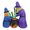 thumbnail image 1 of Halloween Inflatable Witch Cauldron Desktop Ornament Polyester Material Metal Frame Creepy Festive Design Easy Inflate Durable for Party Home Display Holiday Decoration, 1 of 8