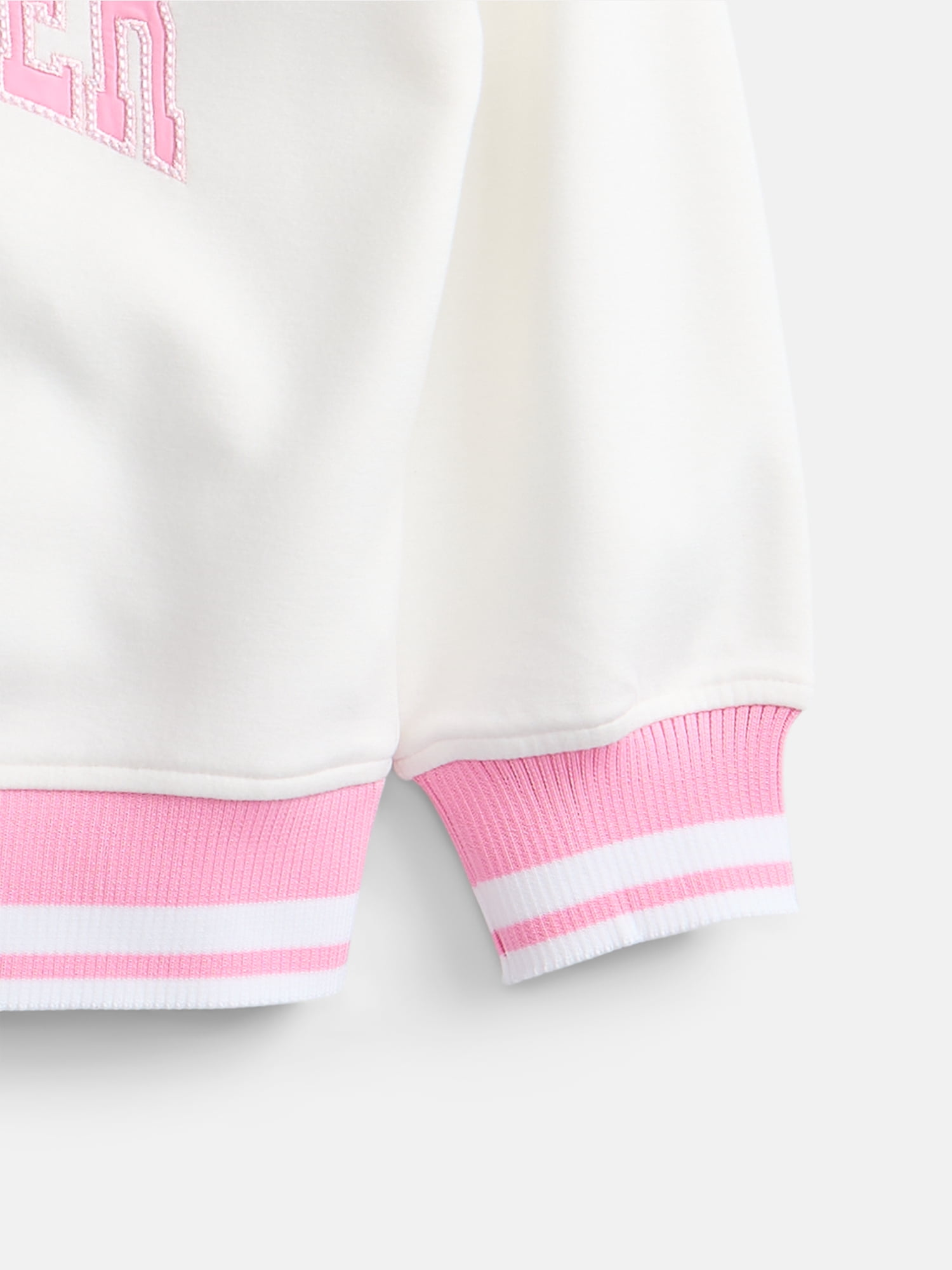 Ghost-Spider Girls' Collared Graphic Sweatshirt with Long Sleeves, Sizes 4-12