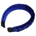 thumbnail image 7 of 1 Pcs Velvet Twist Braid Headband, Fashion Hairband for Woman Non Slip Blue, 7 of 7