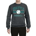 thumbnail image 2 of Wild Bobby City of Seattle Baseball Fantasy Fan Sports Unisex Crewneck Sweatshirt, Charcoal, XX-Large, 2 of 6