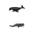 thumbnail image 1 of Paquete de 2 figuras de ballenas marino juguetes educativos juego de simulación decorativo estilo 4 Zulema figura de ballena, 1 of 2