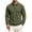Army Green, variant on Long Sleeve Polo Shirts For Men Corduroy Casual Retro Polo Shirt With Elbow Patches Relaxed Fit Quarter Button Pullover Sweatshirt For Fall And Winter Navy S