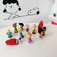 thumbnail image 5 of Cartoon 12 Pcs Cartoon Character Peanuts,Red House and Dog Set 2 Inch Mini Action Figures Set Cake Topper Table Decoration Cute Gift for Kids and Fans, 5 of 5