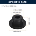 thumbnail image 3 of Unique Bargains 12 Pcs Black Plug Holes, H17 Rubber Button Plug for 16mm/0.63' Hole, 3 of 6