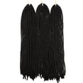 thumbnail image 3 of SEGO New Straight Faux Locs Crochet Hair Curly New Soft Locs Crochet Hair for Women Pre Looped Synthetic Goddess Locs Braiding Hair Extension, 3 of 7