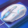 thumbnail image 3 of Souris de Jeu Filaire pour Ordinateur Portable PC Souris Optique avec Lumière RGB 4 Boutons Réglables Souris Cool Sport Électronique DPI R3X6 6, 3 of 8