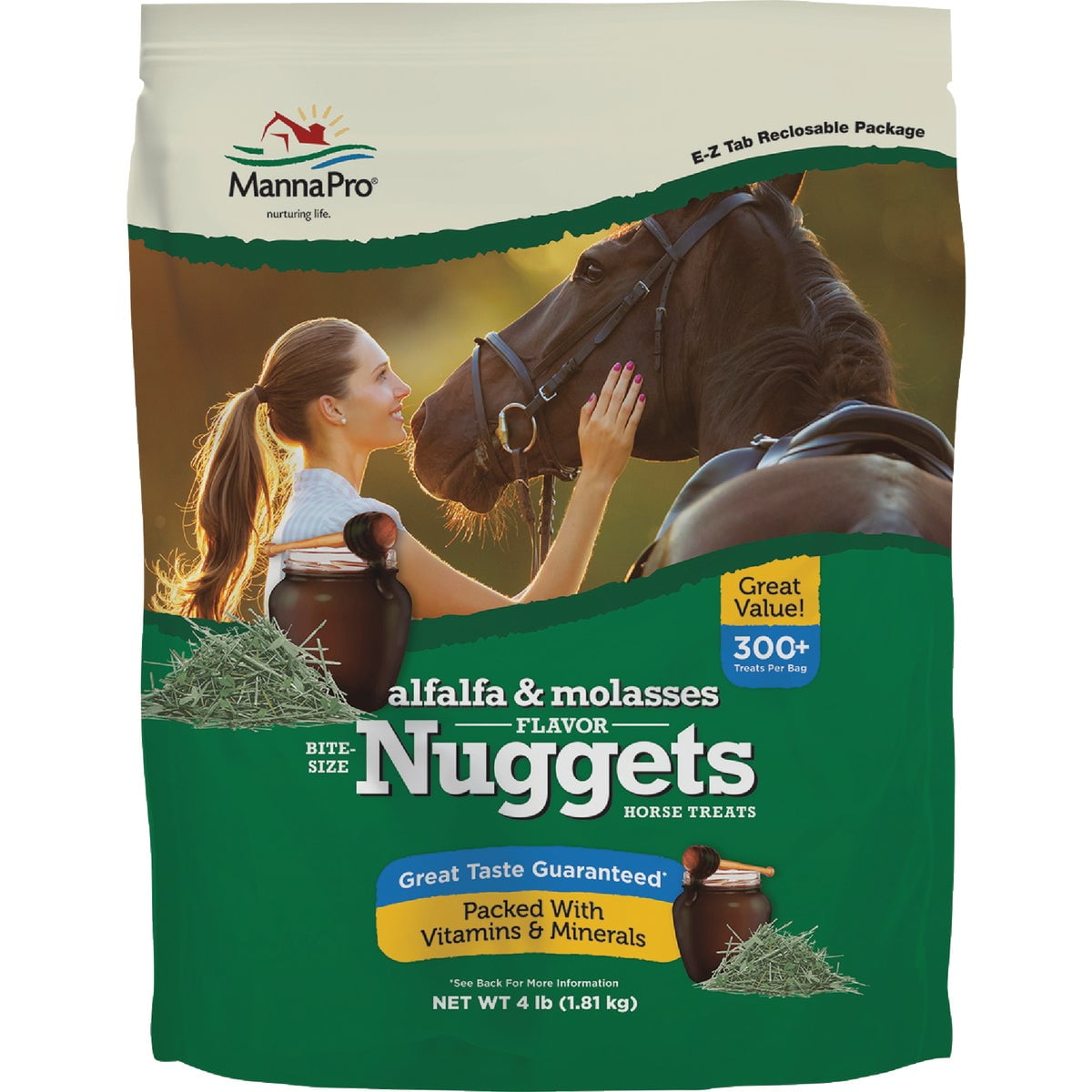 Manna Pro Products (formerly Promika) Manna Pro Alfalfa Molasses Horse Treat - Pack of 2
