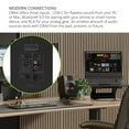 thumbnail image 4 of Altavoces de escritorio Bluetooth Kanto ORA4MB con soportes S6, 4 of 9