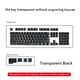 thumbnail image 4 of 104 piezas de teclado mecánico transparente Keycaps Computer Key Cap Set (negro) Ehuebsd Para estrenar, 4 of 6