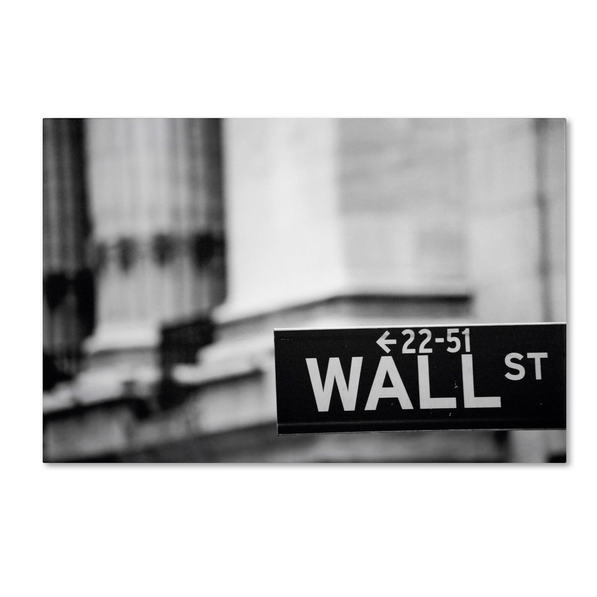 Trademark Fine Art "Wall St" Canvas Art by Yale Gurney