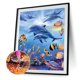 thumbnail image 2 of Cuadros Decorativos Kit de pintura de diamantes 5D DIY Dolphin Square Diamond Mosaic Picture Art Sywqhk Nuevos Originales, 2 of 9