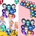 thumbnail image 4 of Globos Metálicos Afortunado Paquete De 50 De Colores Fiesta De Cumpleaños, 4 of 5