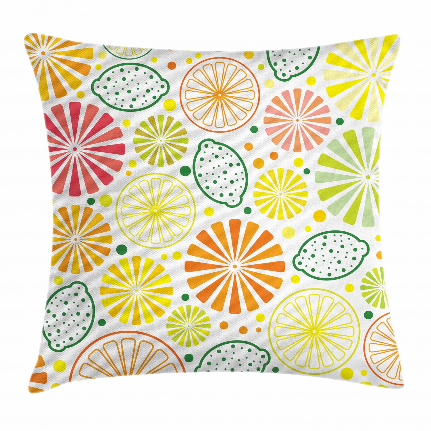tangerine throw pillows