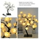 thumbnail image 2 of Wosthever Las luces artificiales del árbol de los bonsais encendieron la lámpara colorida del árbol de rosas con la lámpara de Rose Iluminación y accesorios rosa blanca y vara, 2 of 6