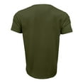 thumbnail image 6 of WXLWZYWL Men's Plus Size Henley Shirt Clearance Short Sleeve V Neck Button Up Loose Running Workout Tops Casual Summer Colorblock T-Shirts with Pockets Army Green S, 6 of 6