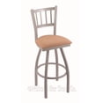 thumbnail image 5 of 810 Contessa 36" Swivel Bar Stool with Black Wrinkle Finish and Graph Coal Seat, 5 of 7