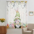 thumbnail image 3 of Gnomes Easter Sheer Curtains 108" Extra Long, Eucalyptus Spring Floral Eggs Rustic Vintage Light Filering Curtains, Privacy Drapes Simi Floor to Veiling Curtain for Living Room Window Treatment, 3 of 9