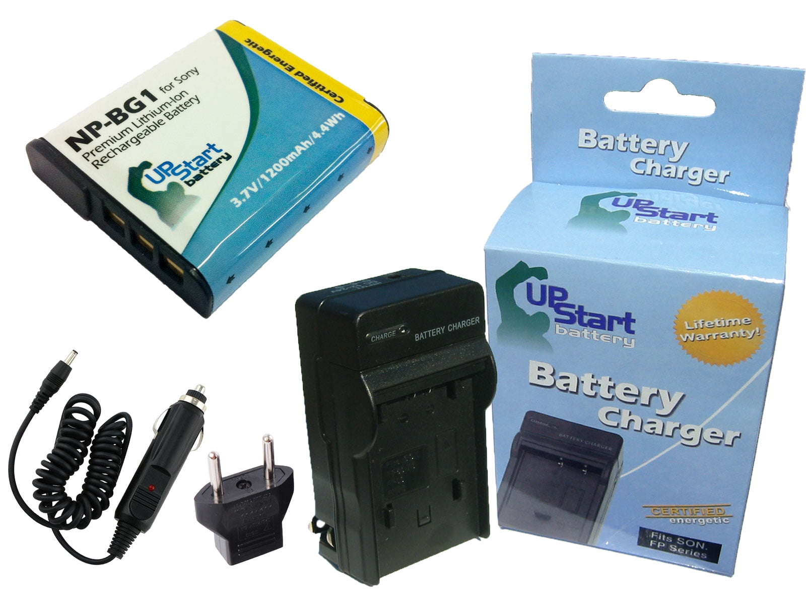 Sony Cybershot DSC-W310 Battery and Charger - Replacement for Sony