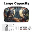 thumbnail image 3 of Woodpecker Hard Drive Case - Waterproof Oxford Fabric Digital Bag for Cable Cord Organizer, Cable Box Organizer Small - 5.9x9.44x3.14 in, 3 of 6