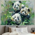 thumbnail image 2 of Awpe Home Wall Tapestry Art Chinese Style Bamboo Panda Poster Hanging Tapestry Painting, 2 of 6