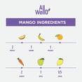 thumbnail image 4 of AllWellO Mango Power Organic Cold‑Pressed Juice, 11.1 fl oz, 12 Pack, 4 of 5
