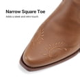 thumbnail image 6 of DREAM PAIRS Women’s Knee High Western Cowboy Boots Retro Embroidered Square Toe Cowgirl Boots, 6 of 8