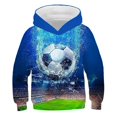 thumbnail image 3 of Sudadera con capucha con estampado 3D de fútbol para hombre, sudadera informal de manga larga, holgada, de gran tamaño, 3 of 5