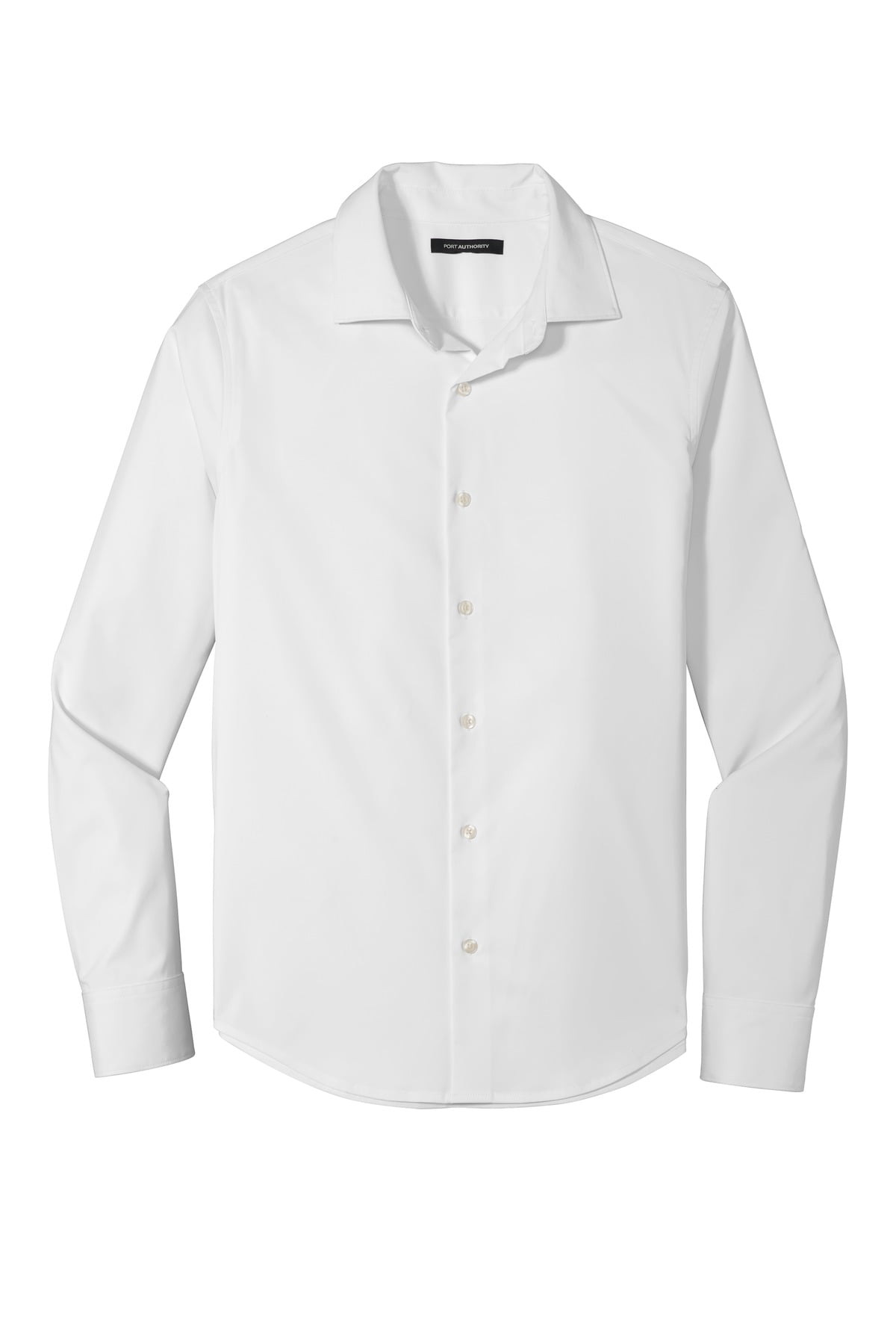 Port Authority Long Sleeve Collared Plain Button-Up Shirt (Men's