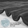 thumbnail image 4 of Teler Weighted Blanket Queen Size 15lbs 60 x 80 inches, Weighted Blankets for Adult with Soft Plush Fleece,Fluffy Thick Warm Sherpa & Cozy Flannel Snuggle Heavy Blanket for Sofa Bed Calming, 4 of 7