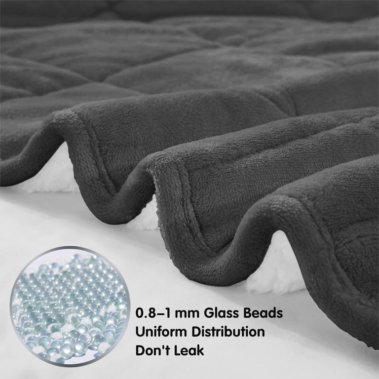 Teler Weighted Blanket, Queen 60x80 20lb Sherpa photo 4