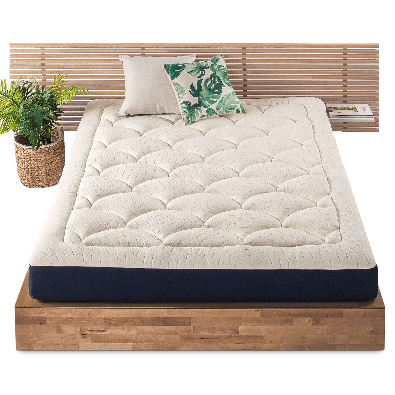 Mellow 10" Marshmallow Memory Foam Mattress, Plush Pillow Top, Twin