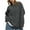1-Dark Gray, variant on Women's Long Sleeve Chunky Sweaters Fall Winter Essential Clothes Casual Loose Fit Crewneck Knitted Pullover Sweaters
