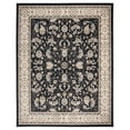 thumbnail image 4 of SAFAVIEH Lyndhurst Janel Traditional Bordered Area Rug, Anthracite/Cream, 8'11" x 12', 4 of 5