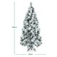 thumbnail image 3 of Costway 180 cm Árbol de Navidad Realístico Fino Nevado Árbol Decorativo y Festivo de Bisagra 515 Ramas en PVC 220 Agujas de Pino, 3 of 7