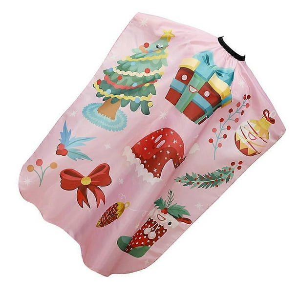 Haircutting Cape Kids Hairdresser Supplies for Makeup Sessions Polyester Multi Nonstick 1Set