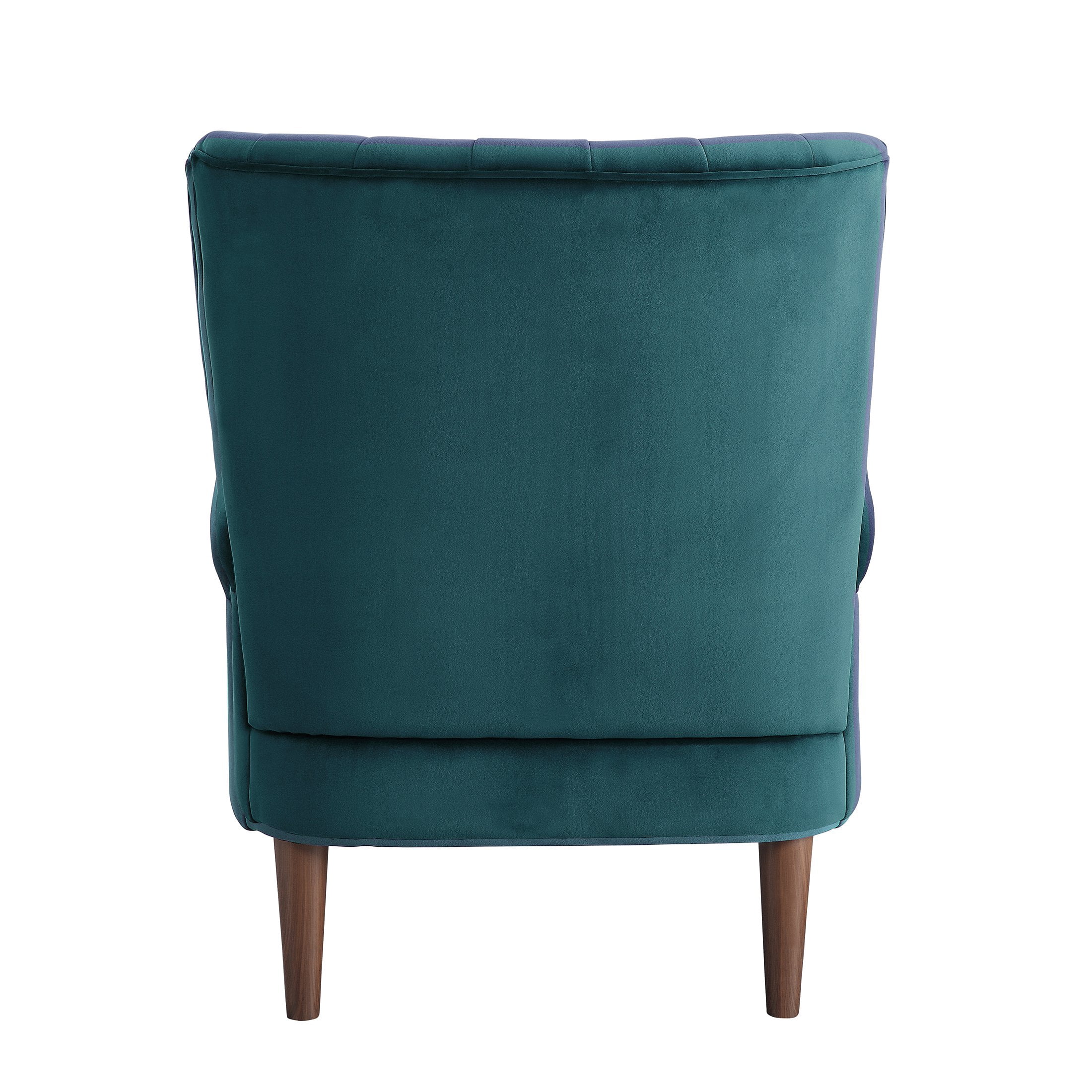 OakvillePark Larue Velvet Fabric Upholstered Accent Chair, Peacock