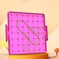 thumbnail image 4 of Miangastore Blocs de Gelée Double Face Geoboard Rose 2 Pcs, 4 of 8