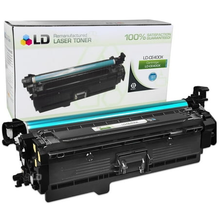 Remanufactured Hewlett Packard CE400X (HP 507X) High Yield Black Laser Toner Cartridge