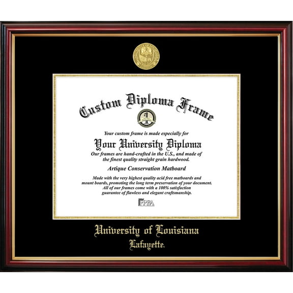 Louisiana-Lafayette Petite Diploma Frame
