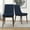 Blue, variant on Noble House Oprah Kate Dining Chair Set, Mid-Century Modern Linen Upholstery with Wood Legs, Set of 2, Grey