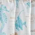 thumbnail image 3 of Lush Decor Harbor Life Room darkening Valance Blue/Taupe Single 52x18+2, 3 of 5