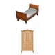 thumbnail image 1 of 1:12 Single Bed and Wardrobe Bedroom Living Room Furniture Home Decoration, 1 of 5