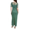 thumbnail image 2 of Adrianna Papell womens  Beaded Mesh Column Dress, 16, Green, 2 of 3