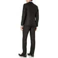 thumbnail image 7 of Adam Baker Mens V0177 Slim Fit 3-Piece Suit Set - Black - 36S, 7 of 7