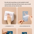 thumbnail image 4 of Gancho De Pared Multifunción Estante De Baño Autoadhesivo Gancho De Enchufe Sin Perforaciones Estante De Almacenamiento De Animales De Dibujos Animados Estante De Lavabo Adhesivo Fuerte 4Pcs . Moyic HA036933-00, 4 of 6