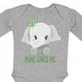 thumbnail image 4 of Inktastic Mimi Loves Me- Cute Elephant Boys or Girls Long Sleeve Baby Bodysuit, 4 of 5