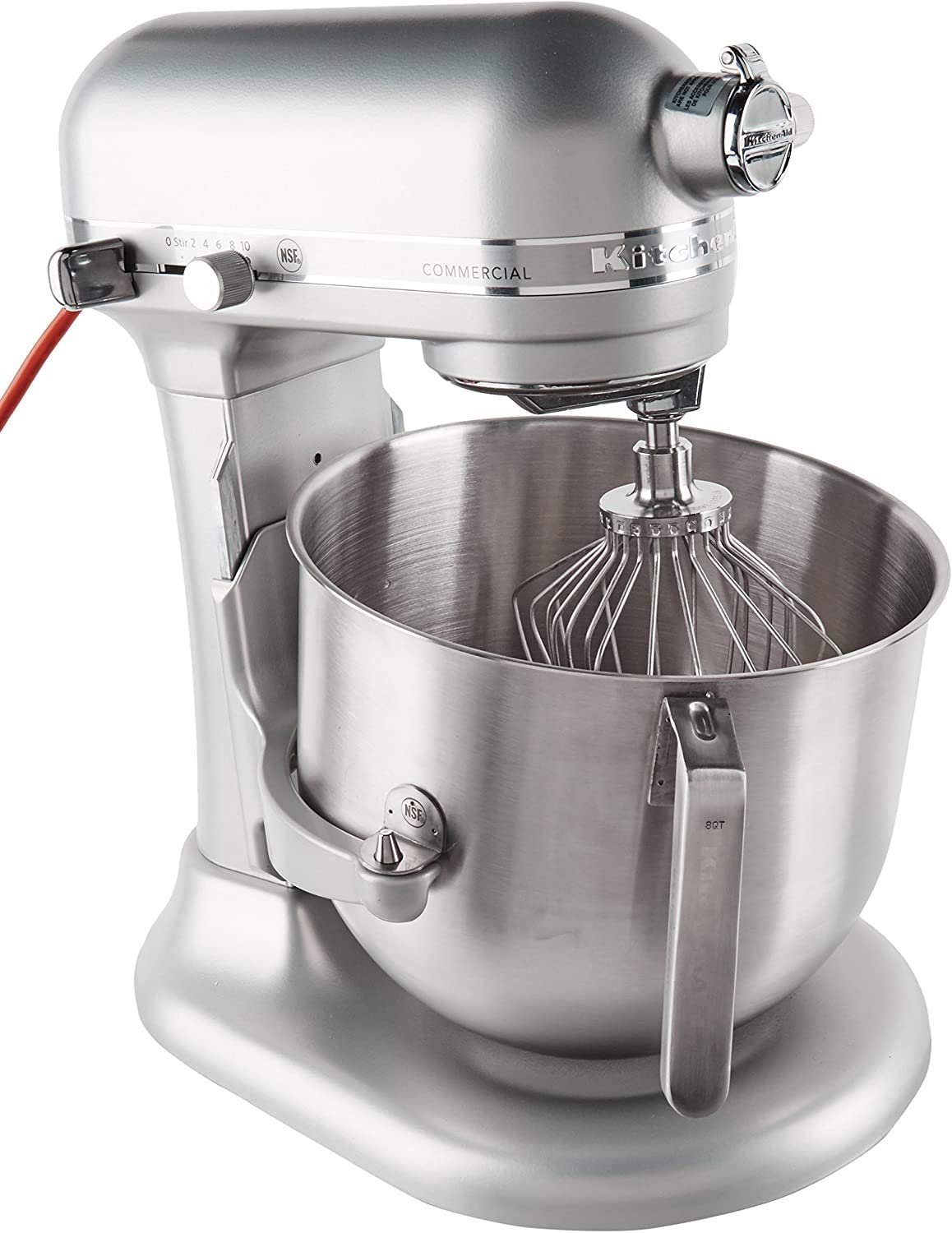 KitchenAid NSF Certified Commercial Series 8 Quart Bowl Lift Stand Mixer, - image 2 of 8