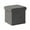 Grey, variant on YFLXDMLYYSC Storage Ottoman Cube, Folding Storage Ottoman, Storage Chest, Small Ottoman Stool Foot Rest Stool 12.6inches